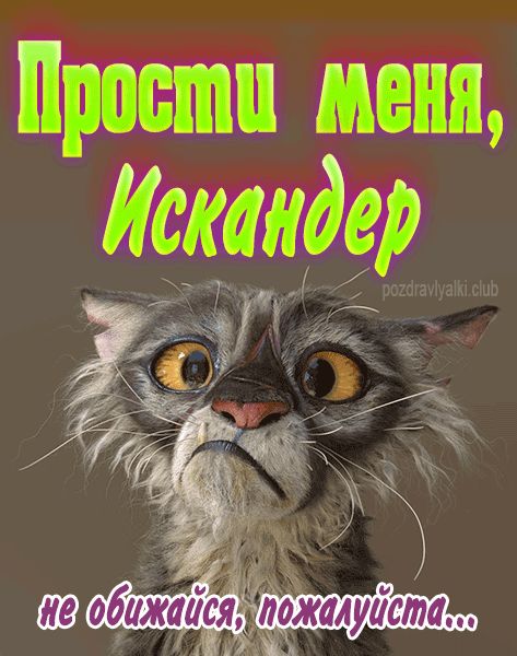 Прости меня Искандер не обижайся пожалуйста