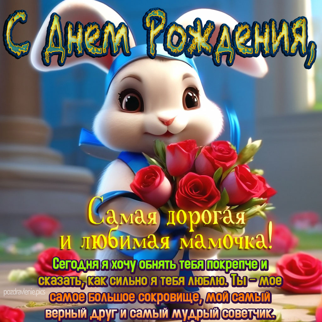 Пожелание С Днем Рождения маме от сына