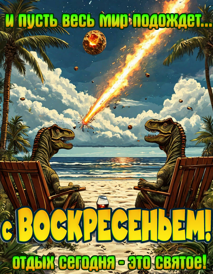 И пусть весь мир подождет - воскресенье картинка