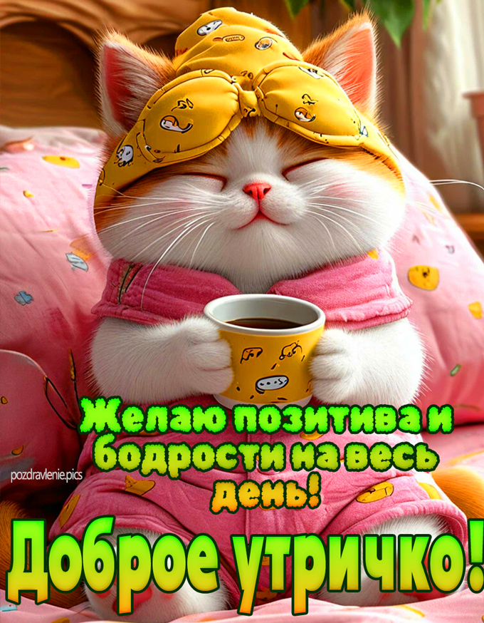 Доброе утричко картинка с хорошими словами