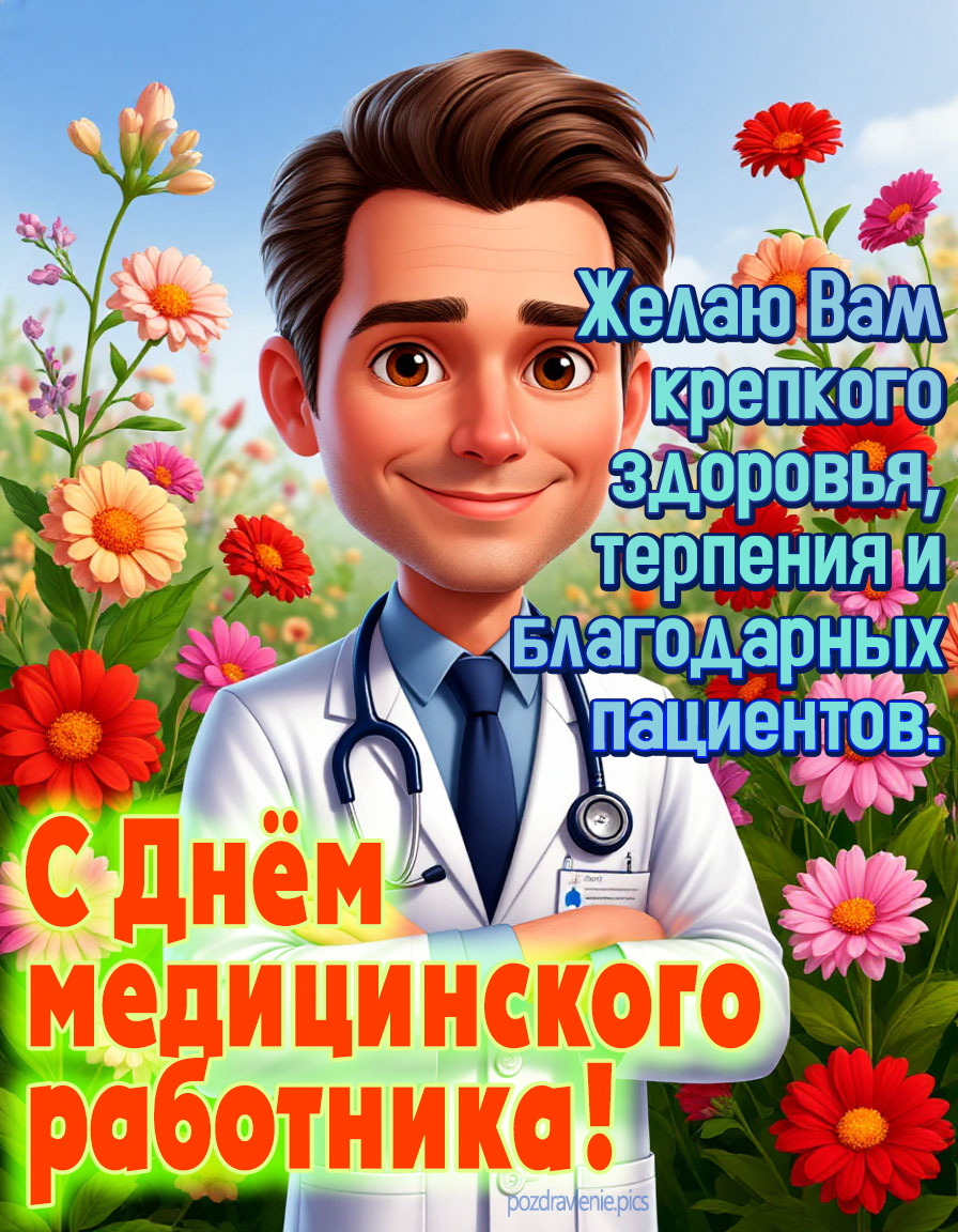 С днем медицинского работника мужчине