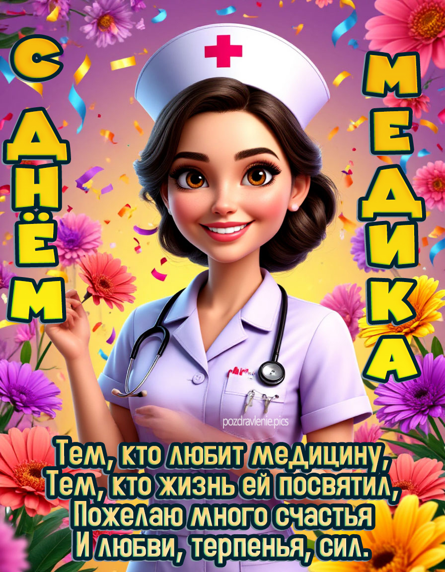 Позитивное пожелание медику в стихах