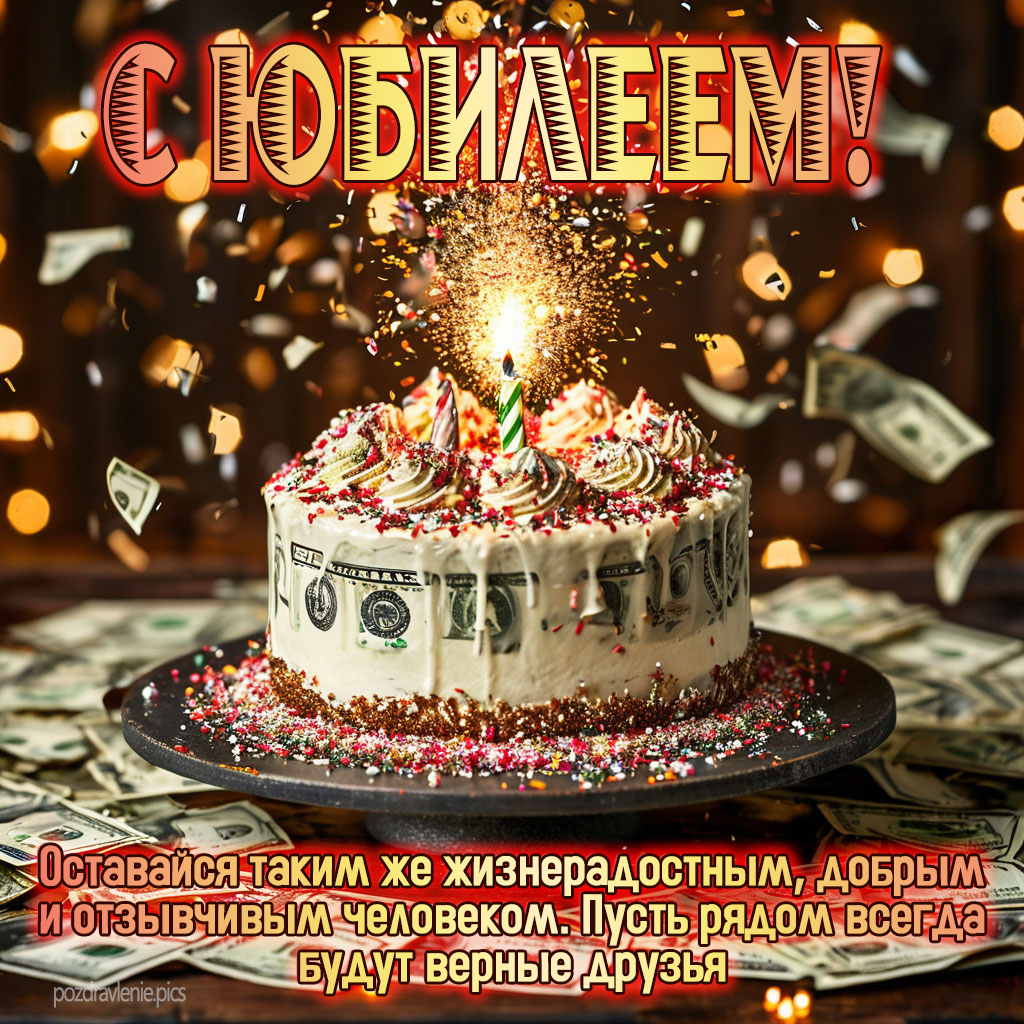 Поздравление на юбилей для взрослого мужчины с пожеланием