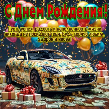 Открытка С Днем Рождения для взрослого мужчины проза