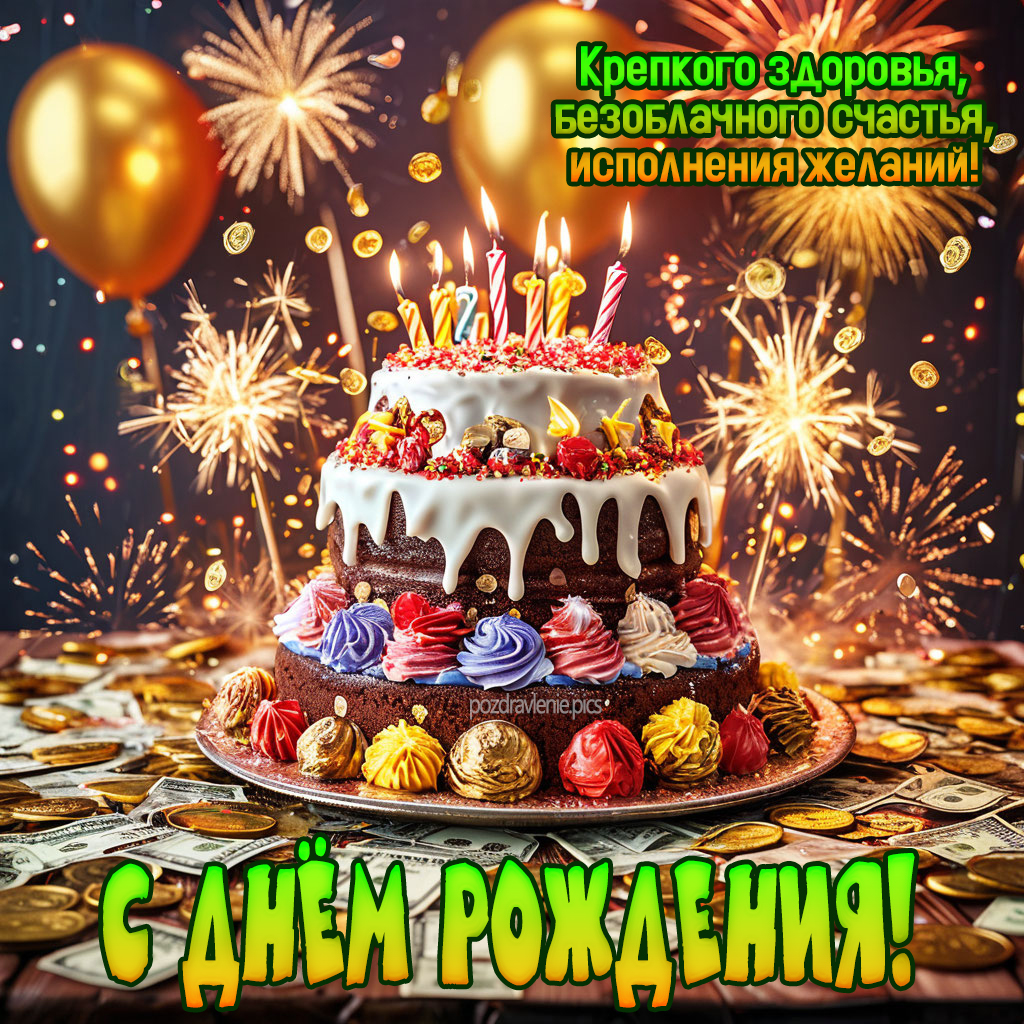 Открытка С Днем Рождения для взрослого мужчины своими словами