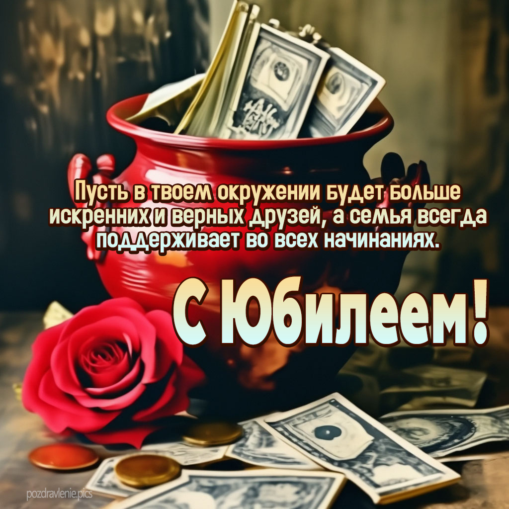 Поздравление с юбилеем для мужчины с пожеланиями